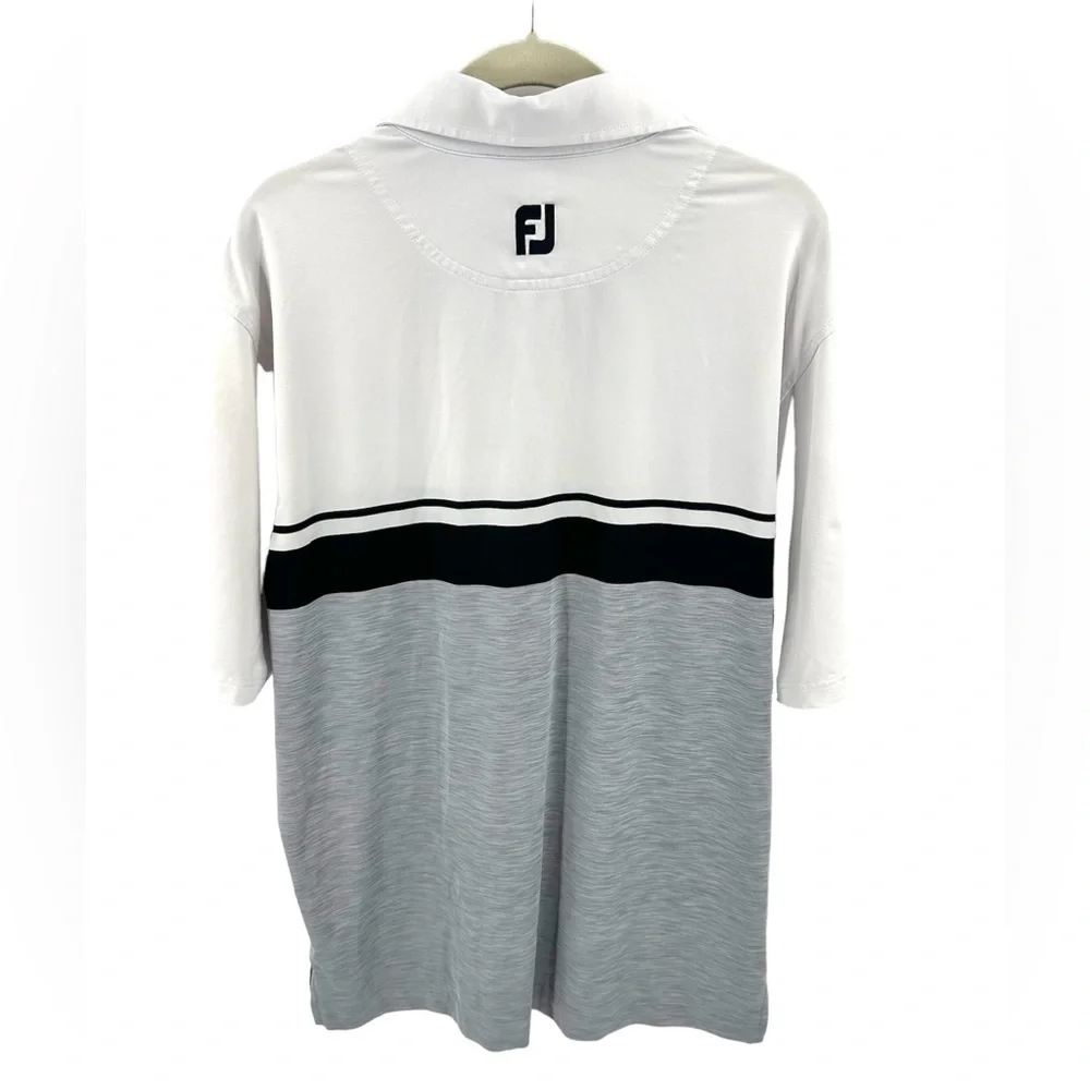 Footjoy Polo Shirt Mens L Lake Forest Country Club Golf Performance Stretch